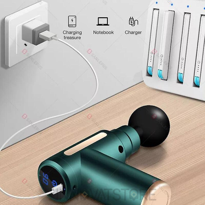 💪 MASAJEADOR DE PERCUSIÓN PROFESIONAL 4 EN 1 💪